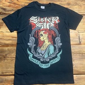 Sister Sin Dead Stock Band Tee Shirt